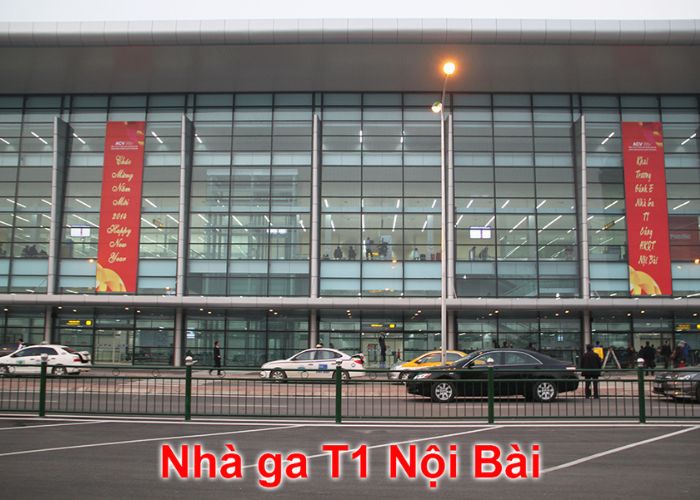 Sơ đồ sân bay Nội Bài cách di chuyển ga nội địa và quốc tế