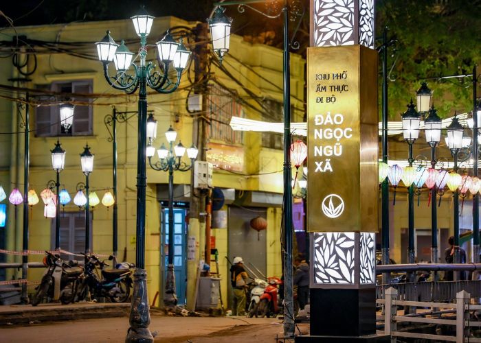 Dạo chơi và thưởng thức tinh hoa ẩm thực tại phố đi bộ Đảo Ngọc, Ngũ Xã