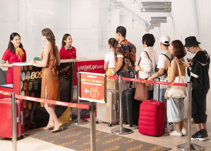 Hướng dẫn cách đặt trước ghế gần cửa sổ máy bay Vietjet