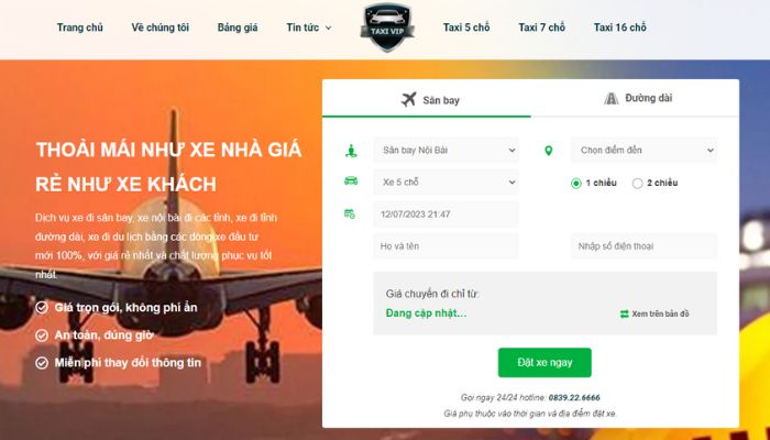 Dễ dàng đặt xe, nhanh chóng