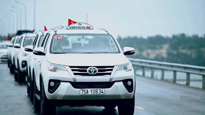 Dàn taxi 4 chỗ siêu xịn của Vinasun