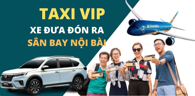 xe đưa đón ra sân bay nội bài